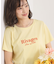 【接触冷感／洗濯機OK】フロッキープリントTシャツ
