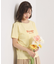 【接触冷感／洗濯機OK】フロッキープリントTシャツ