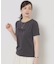 【接触冷感／洗濯機OK】フロッキープリントTシャツ