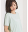 【接触冷感／洗濯機OK】フロッキープリントTシャツ
