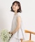 【UVカット／速乾／冷感／洗濯機OK／洗濯後しわになりにくい】麻調ストレッチタックブラウス＜ラク服シリーズ＞