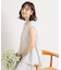 【UVカット／速乾／冷感／洗濯機OK／洗濯後しわになりにくい】麻調ストレッチタックブラウス＜ラク服シリーズ＞