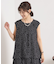 【UVカット／速乾／冷感／洗濯機OK／洗濯後しわになりにくい】麻調ストレッチタックブラウス＜ラク服シリーズ＞