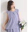 【UVカット／速乾／冷感／洗濯機OK／洗濯後しわになりにくい】麻調ストレッチタックブラウス＜ラク服シリーズ＞