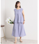 【UVカット／速乾／冷感／洗濯機OK／洗濯後しわになりにくい】麻調ストレッチタックブラウス＜ラク服シリーズ＞