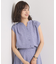 【UVカット／速乾／冷感／洗濯機OK／洗濯後しわになりにくい】麻調ストレッチ前開きブラウス＜ラク服シリーズ＞