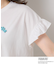 PEANUTS別注フリル袖Tシャツ