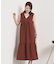 【洗濯機OK／ロングシーズン使える】ティアードVネックワンピース