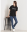 【手洗い可】パール調ロゴTシャツ