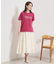 【手洗い可】パール調ロゴTシャツ