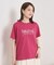 【手洗い可】パール調ロゴTシャツ