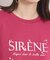 【手洗い可】パール調ロゴTシャツ