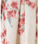 【手洗い可】花柄シャンタンスカート
