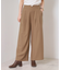 【手洗い可／セットアップ可】サス付きワイドパンツ