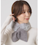 【手洗い可】ニット切替ファーティペット