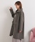 裏リブ衿付きコート