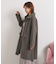 裏リブ衿付きコート