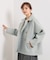 カットメルトンミドル丈コート