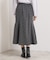 【手洗い可/ウエストゴム】ヘリンボーンマーメイドスカート