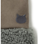 【手洗い可】猫刺繍ボア指切りグローブ
