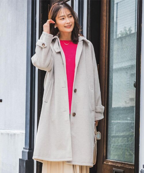 モッサ風ロングコート｜イッツデモの通販｜&mall（アンドモール）三井