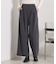 【洗濯機OK／ウエストゴム】コーデュロイワイドパンツ