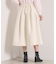 【手洗い可／ウエストゴム】千鳥ジャカードスカート