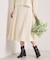 【手洗い可／セットアップ可】カットツイルスカート