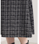 【手洗い可／セットアップ可】ツイード風プリントスカート