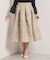 【入卒／手洗い可】ジャカードタックスカート