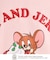 TOM AND JERRY 裏毛プルオーバー