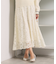 【手洗い可／ウエストゴム】レーススカート