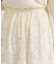 【手洗い可／ウエストゴム】レーススカート