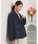 【撥水／花粉防止／手洗い可】ショートトレンチコート