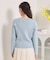 【手洗い可】ミニケーブルニットカーディガン