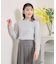 【手洗い可】袖シアー切替トップス