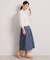 【洗濯機OK】デニム風スカート