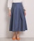 【洗濯機OK】デニム風スカート