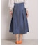 【洗濯機OK】デニム風スカート