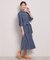 【洗濯機OK】デニム風ワンピース
