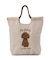 アニマル刺繍トート