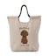 アニマル刺繍トート