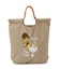 アニマル刺繍トート
