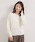 【UVカット／毛玉防止／手洗い可】クルーネックニットカーディガン