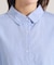 【手洗い可】裾レース5分袖シャツ