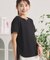 【冷感／遮熱】肩レースTシャツ