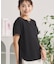 【冷感／遮熱】肩レースTシャツ
