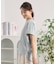 【冷感／遮熱】肩レースTシャツ