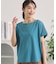 【冷感／遮熱】肩レースTシャツ