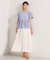 花柄シャーリングブラウス